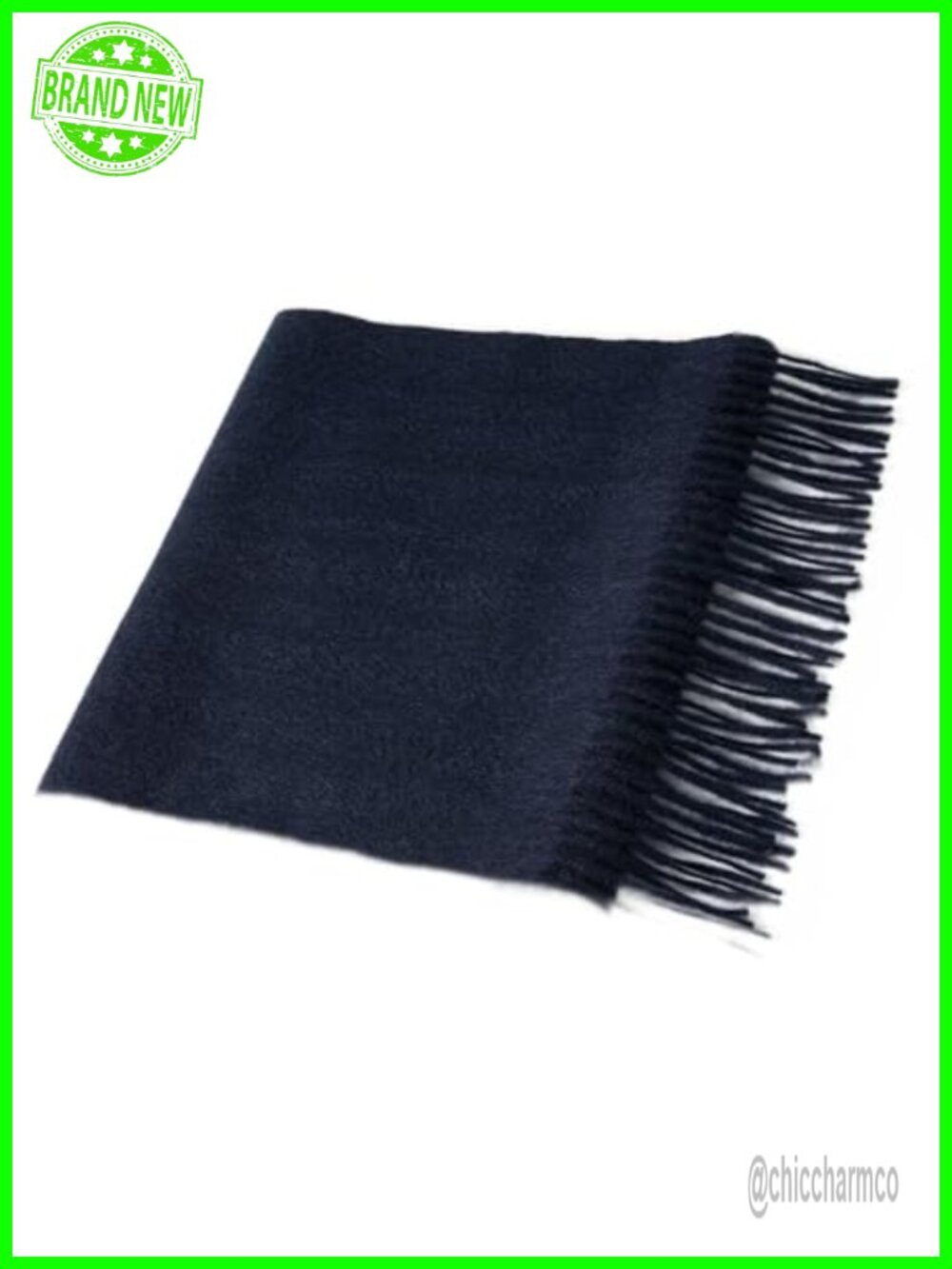 100% Cashmere Scarf Fringed Edges Ultra Soft Large Shawl Wrap